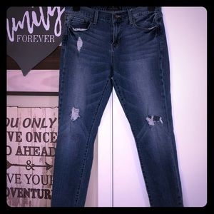Lucky Brand Sofia Skinny Destructed Jean